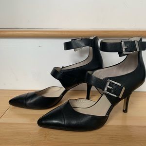 Michael Kors buckle strapped heels- size 9